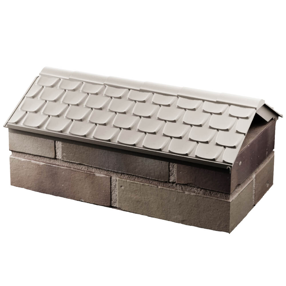 Парапет Zking Эльбрус Бежевый с посадкой на 1 кирпич (255мм) в Краснодаре фото