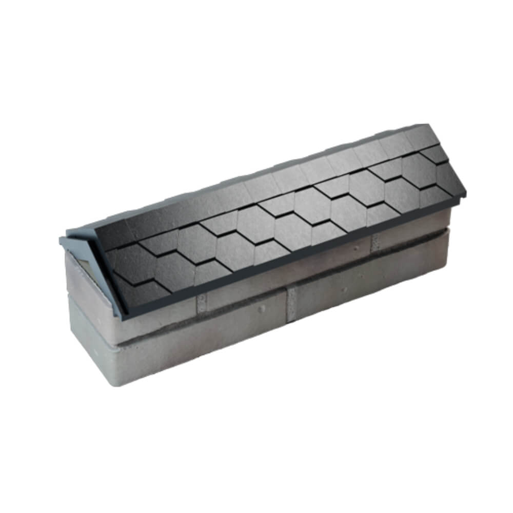 Парапет Zking Эверест Черный с посадкой на 0.5 кирпича (130мм) в Краснодаре фото