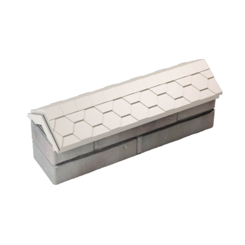 Парапет Zking Эверест Бежевый с посадкой на 0.5 кирпича (130мм) в Краснодаре фото