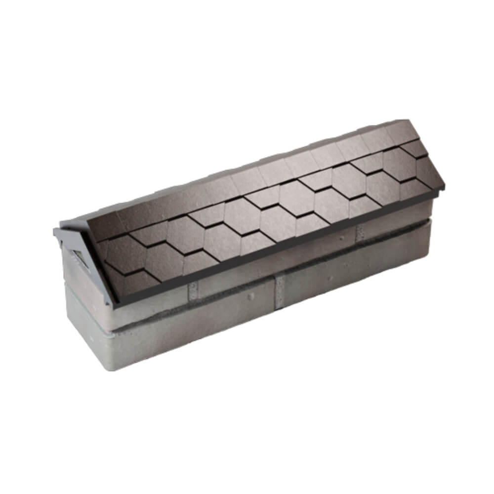 Парапет Zking Эверест Коричневый с посадкой на 0.5 кирпича (130мм) в Краснодаре фото