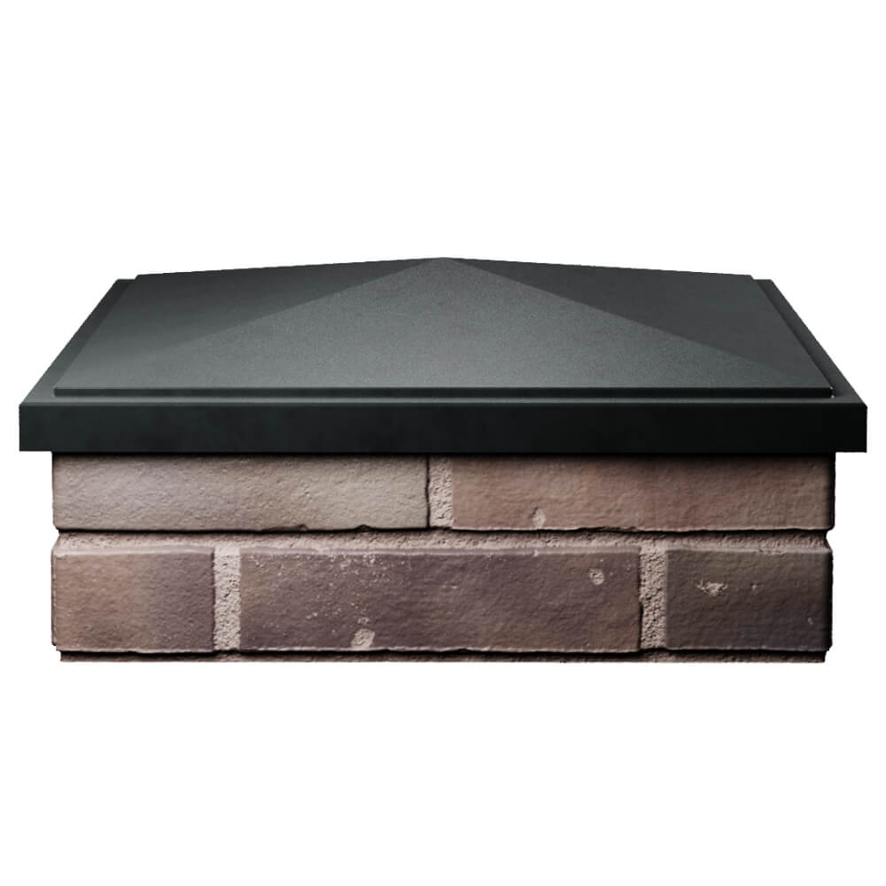 Колпак Zking БонаМоно Черный на столб 2х2 кирпича (515х515, 530х530мм) Краснодар фото