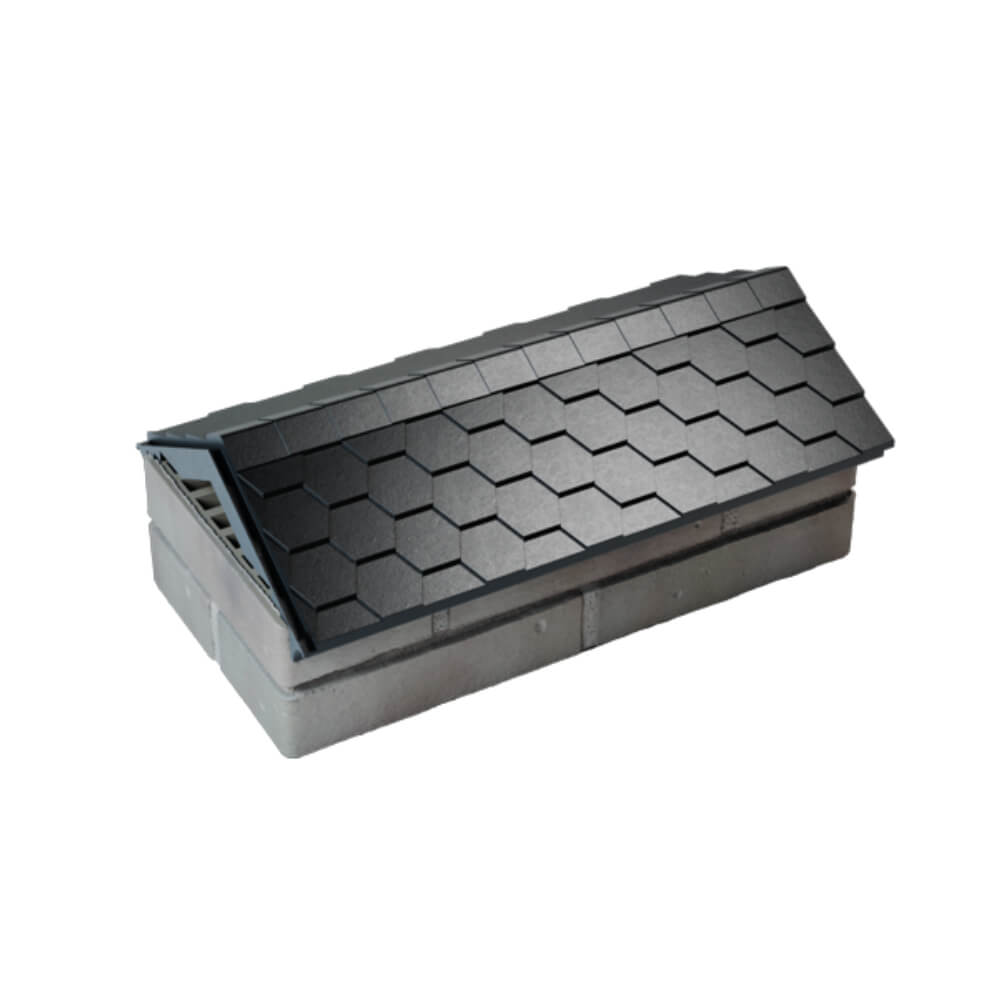 Парапет Zking Эверест Черный с посадкой на 1 кирпич (200/225/255мм) в Краснодаре фото