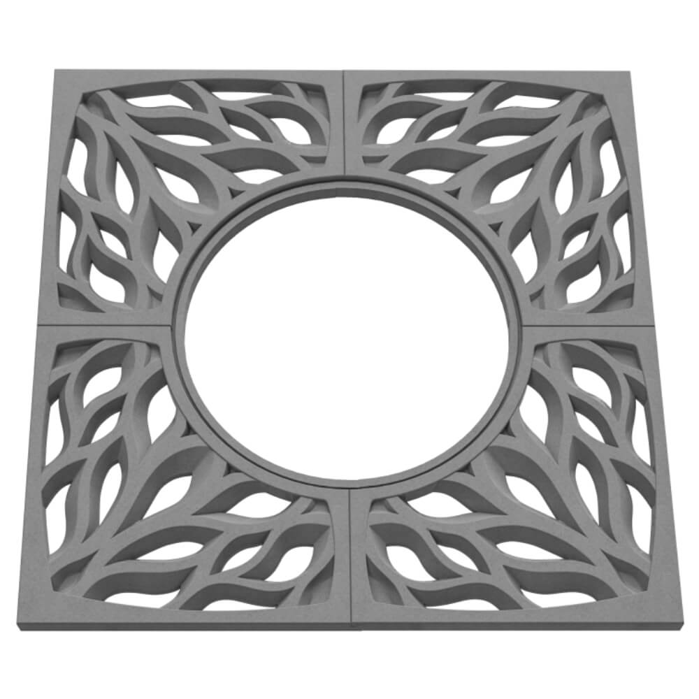 Приствольная решетка для дерева ZKING CRUST 1.2х1.2м Серая в Краснодаре фото