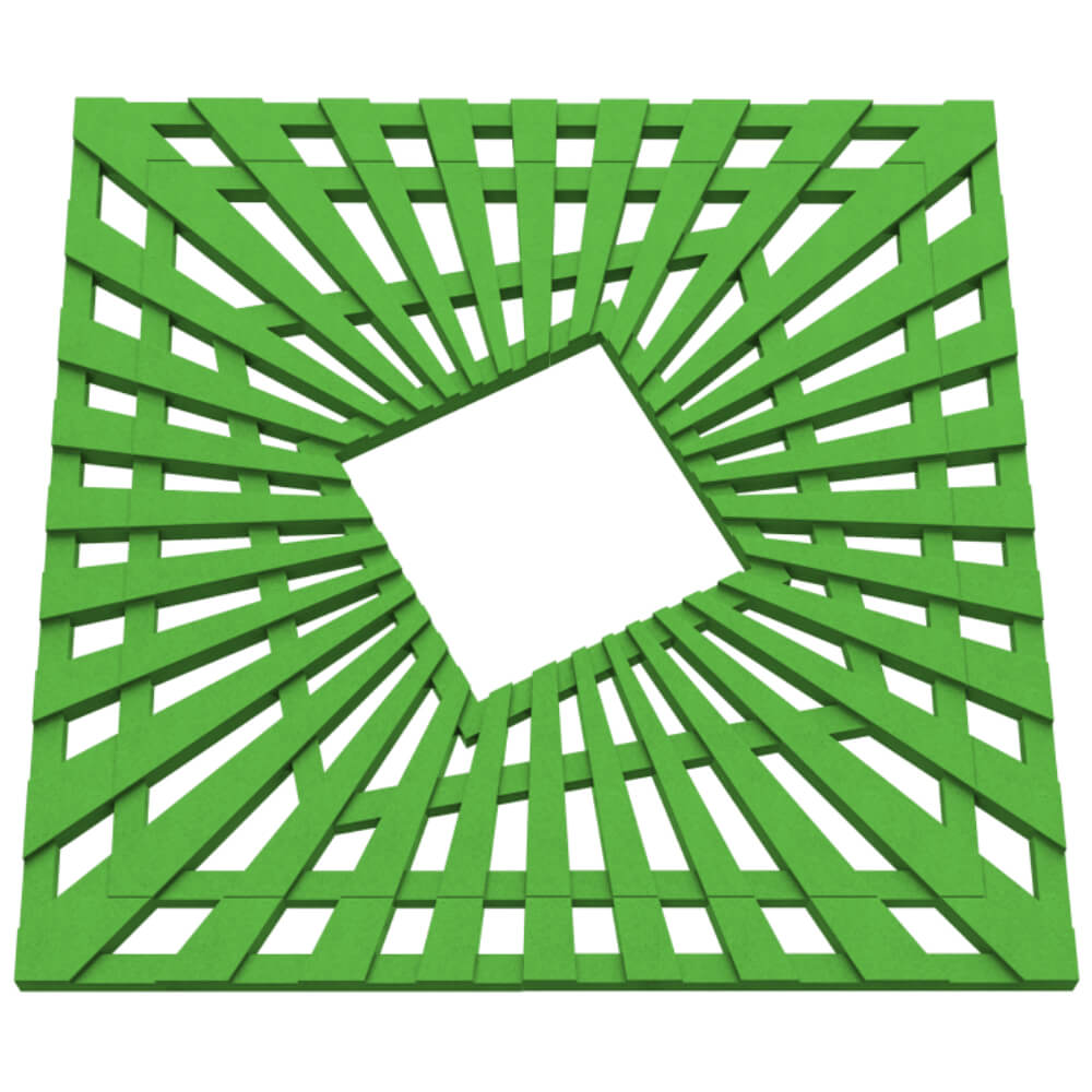 Приствольная решетка для дерева ZKING ATMOSPHERE 1.2х1.2м Зеленая в Краснодаре фото