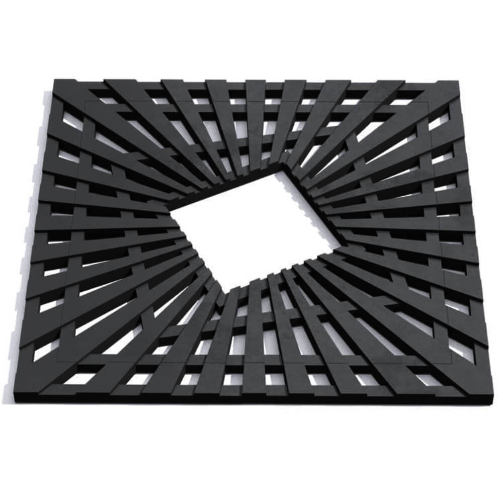 Приствольная решетка для дерева ZKING ATMOSPHERE 1.2х1.2м Черная Краснодар фото