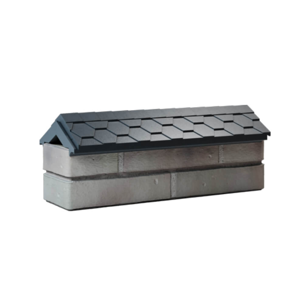 Парапет Zking Эверест Серый с посадкой на 0.5 кирпича (130мм) Краснодар фото