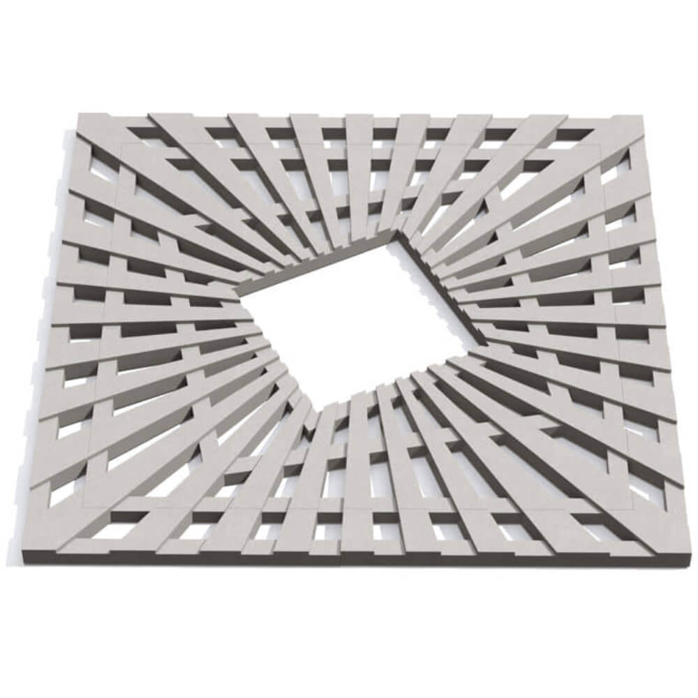 Приствольная решетка для дерева ZKING ATMOSPHERE 1.2х1.2м Бежевая Краснодар фото