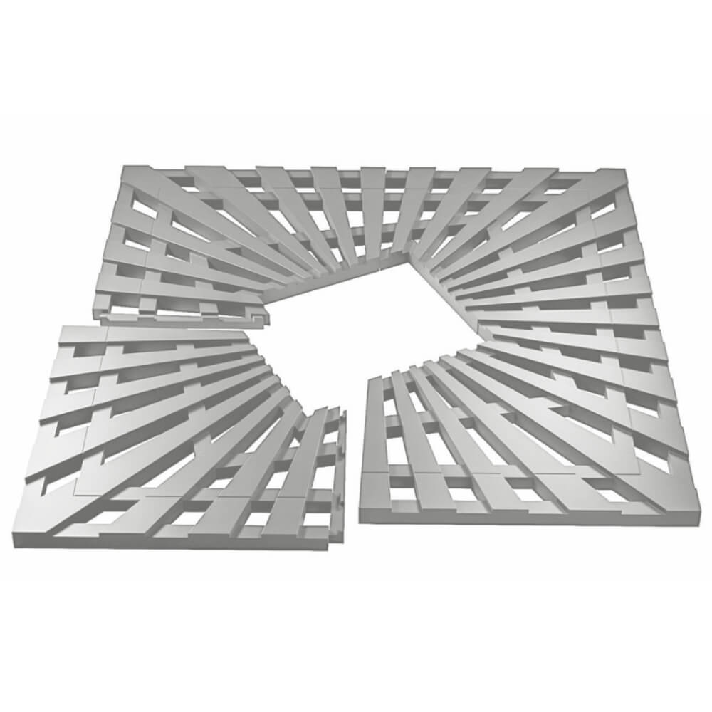 Приствольная решетка для дерева ZKING ATMOSPHERE 1.2х1.2м Бежевая в Краснодаре фото