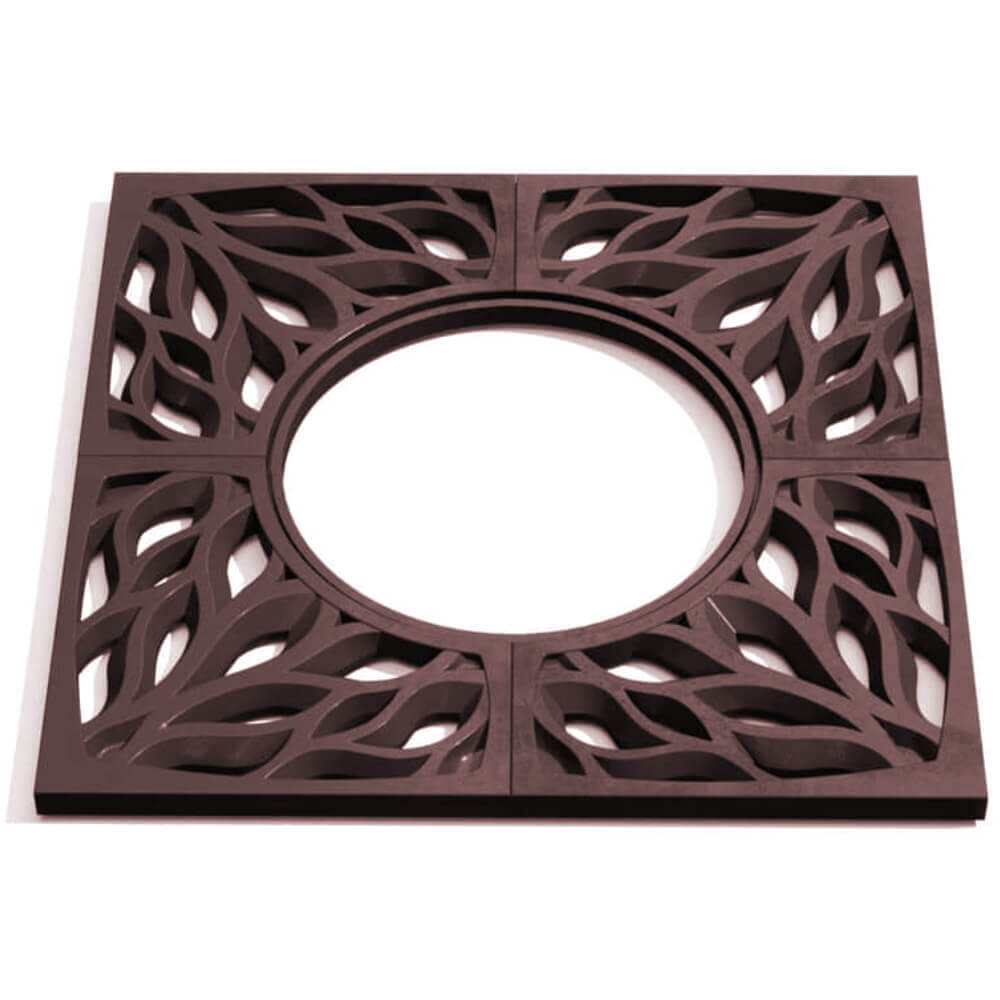 Приствольная решетка для дерева ZKING CRUST 1.2х1.2м Коричневая Краснодар фото