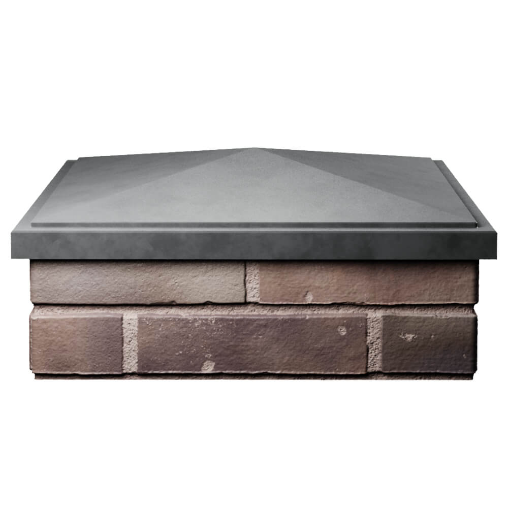 Колпак Zking БонаМоно Серый на столб 2х2 кирпича (515х515, 530х530мм) Краснодар фото