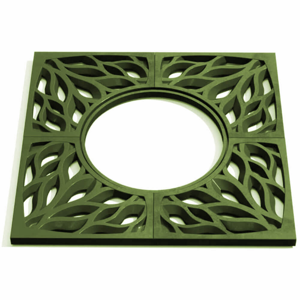 Приствольная решетка для дерева ZKING CRUST 1.2х1.2м Зеленая Краснодар фото