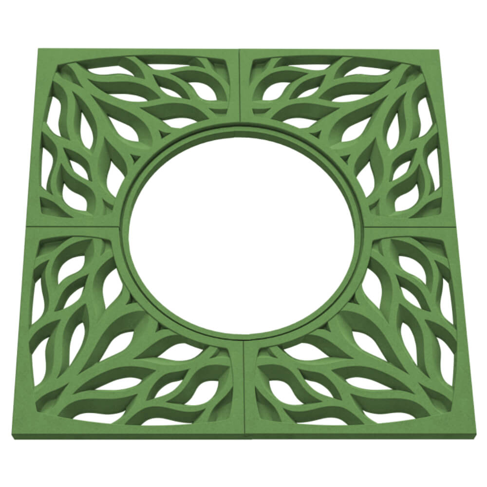 Приствольная решетка для дерева ZKING CRUST 1.2х1.2м Зеленая в Краснодаре фото