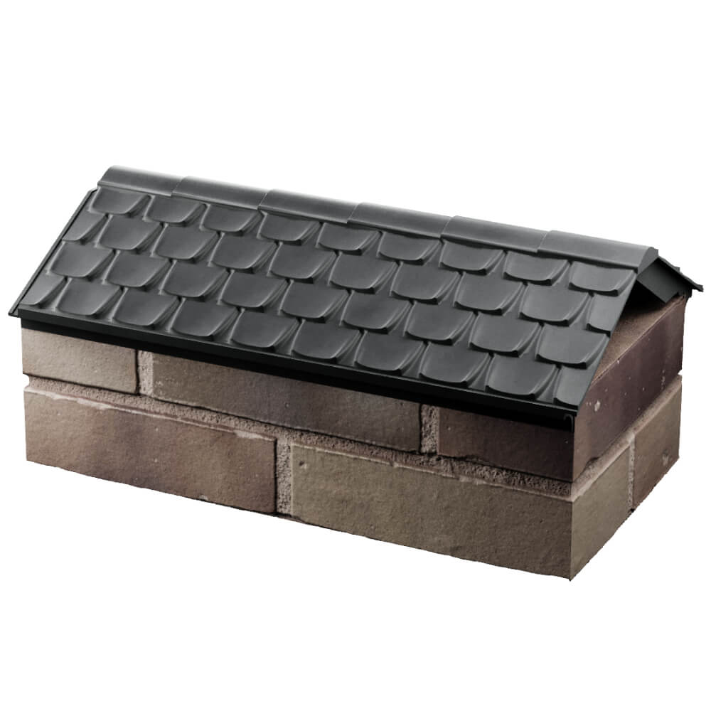 Парапет Zking Эльбрус Серый с посадкой на 1 кирпич (255мм) в Краснодаре фото