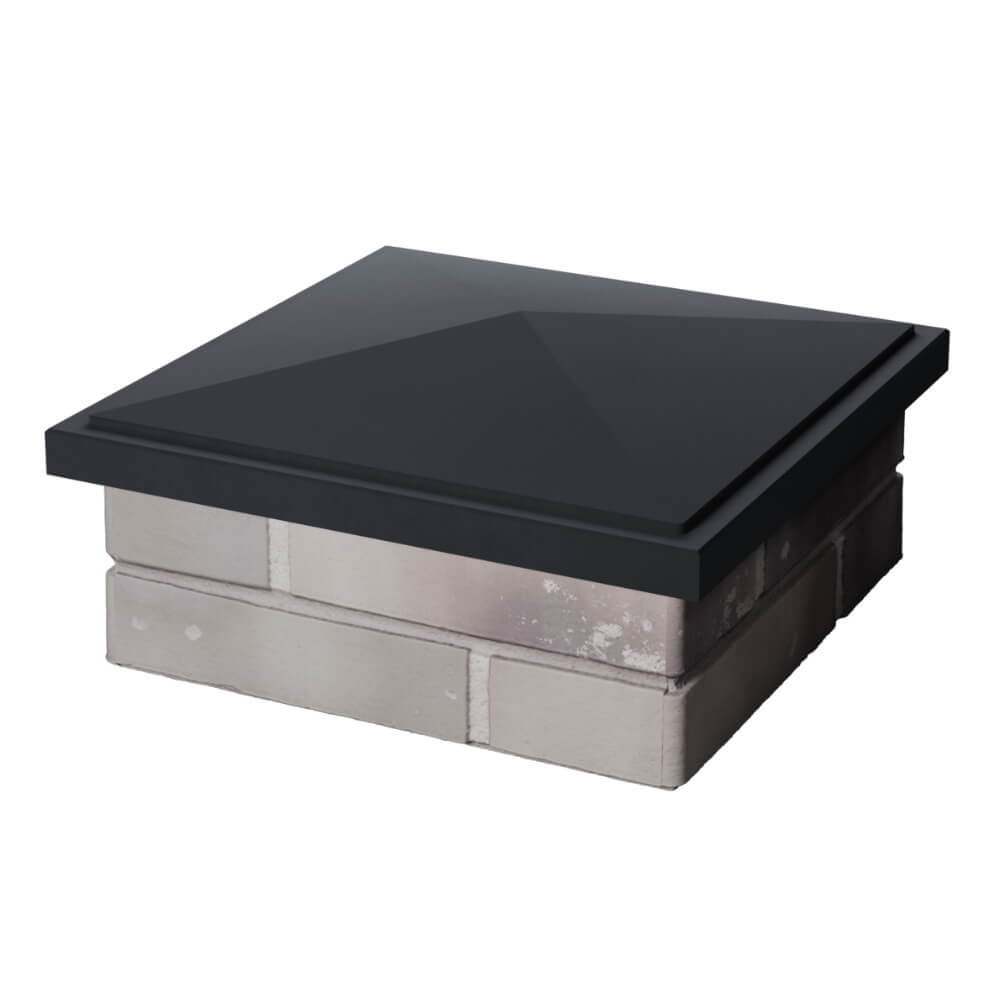 Колпак Zking БонаМоно Серый на столб 1.5х1.5 кирпича (385х385, 400х400мм) в Краснодаре фото