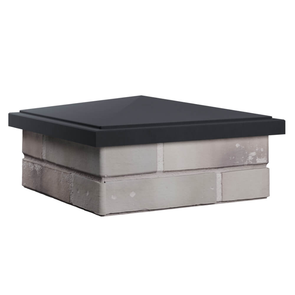 Колпак Zking БонаМоно Серый на столб 1.5х1.5 кирпича (385х385, 400х400мм) в Краснодаре фото