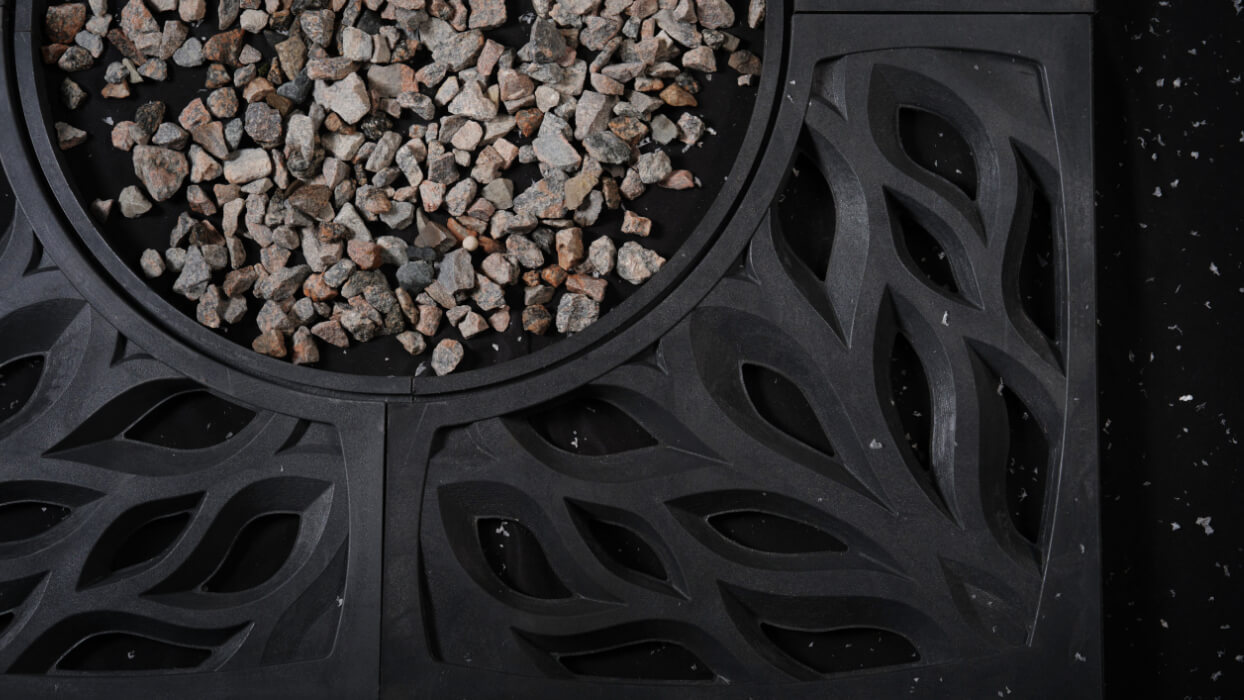 Приствольная решетка для дерева ZKING CRUST 1.2х1.2м Черная в Краснодаре фото