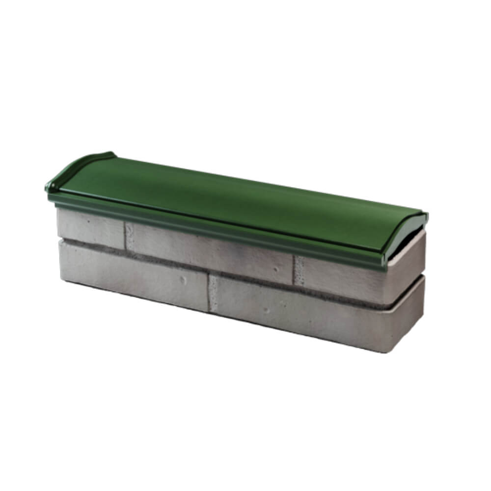 Парапет Zking Монблан Зеленый посадка на 0.5 кирпича (130мм) в Краснодаре фото